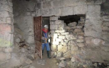 Injection des carrières  de calcaire - Méry-sur-Oise (95) - Région Parisienne