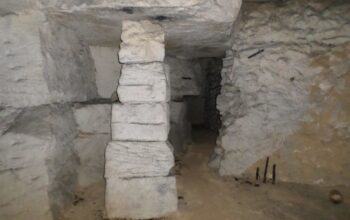 Injection des carrières  de calcaire - Méry-sur-Oise (95) - Région Parisienne